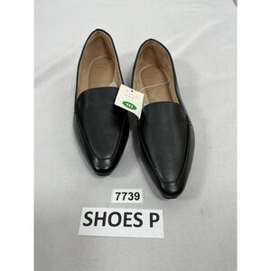 Womans New A New Day Hayes Slip On Flats Size 10 Black Pointed Toe